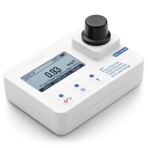 Máy đo pH, độ cứng tổng, clo dư, clo tổng của nước sạch Hanna HI97745